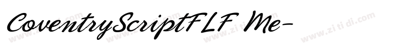 CoventryScriptFLF Me字体转换 CoventryScriptFLF Me字体转换